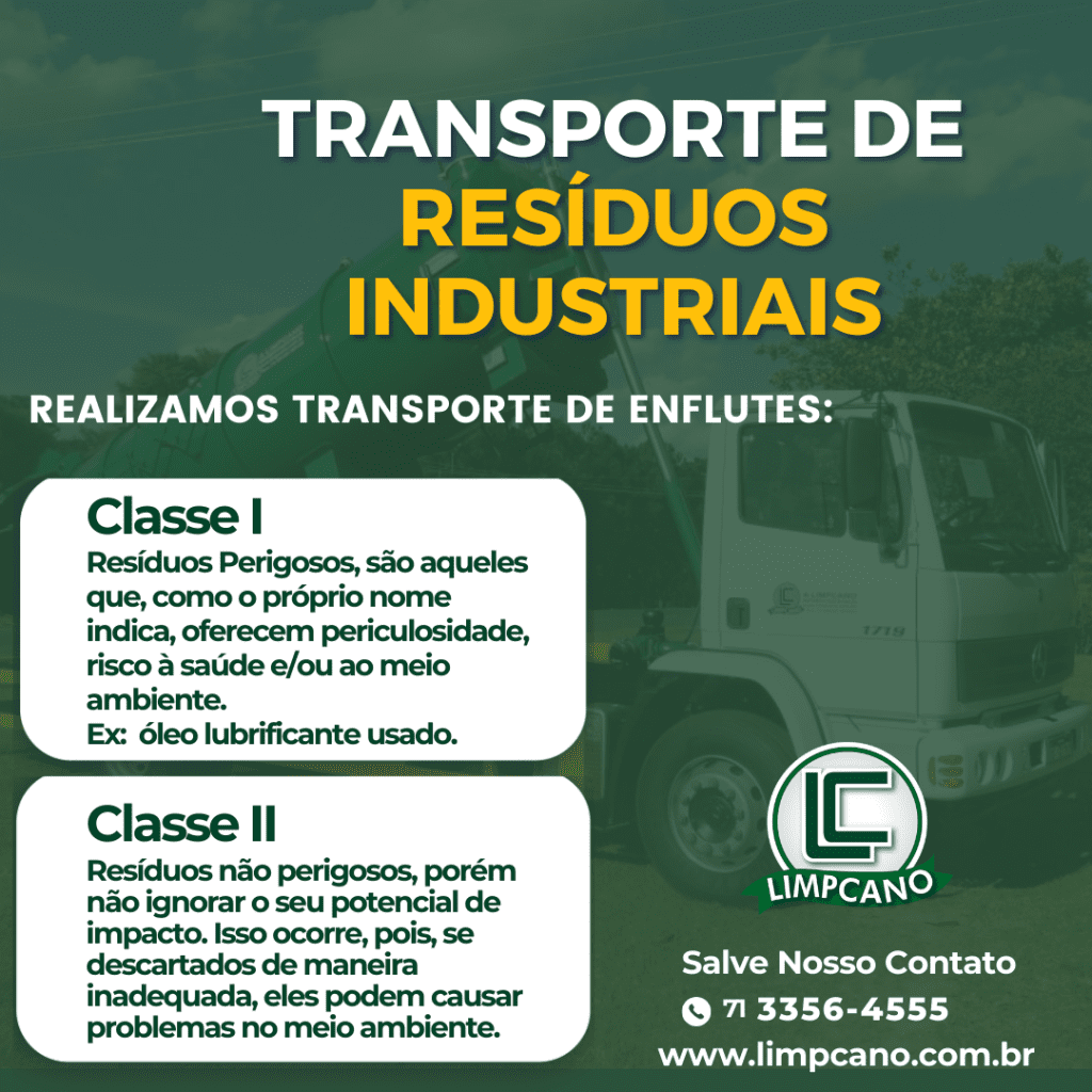 Transporte de resíduos industriais